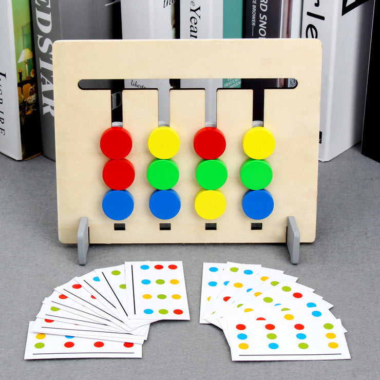 Four-color logic game chess