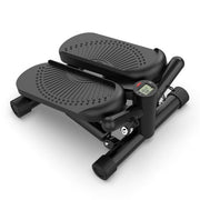 Steppers For Exercise - Mini Stair Stepper Machine With Resistance Bands 330lbs Twist Stepper Portable Exercise Equipment For Full Body Workout-Black