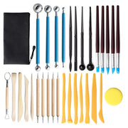 32 Piece Set Pottery Sculpting Tool Multifunctional Ceramic Clay Crafts Carving Tools for Beginner